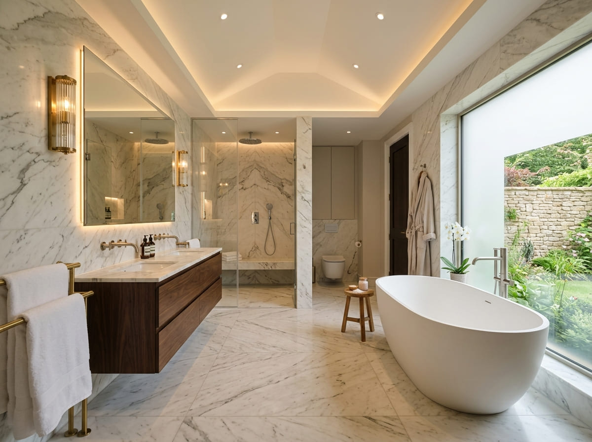 Custom Bathroom Renovation in Mc Neil